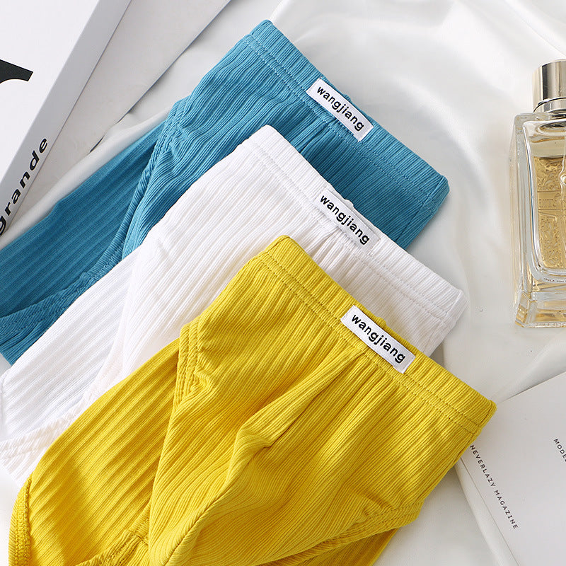 Men's Low Waist Pure Cotton Briefs