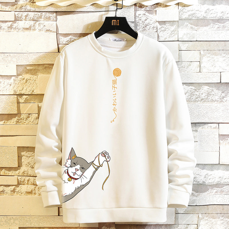 Men's Autumn and Winter Bottoming sweatshirt