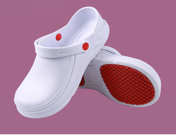 YEINSHAARS EVA Unisex Slippers Non-slip Waterproof Oil-proof Kitchen Work Cook Shoes for Chef Master Hotel Restaurant Slippers