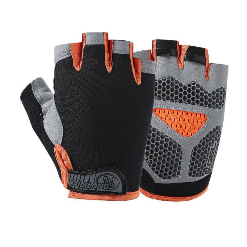 Fitness Gloves, Half Finger Sports Gloves, Cycling, Weightlifting, Deadlifts, Sports Gloves