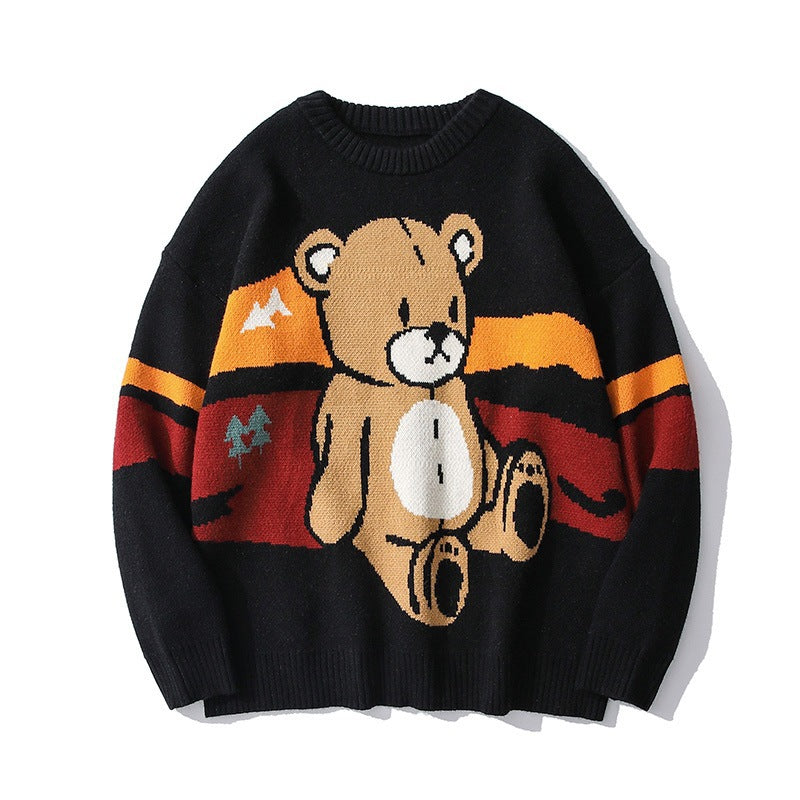 Japanese Bear Couple Sweater Men