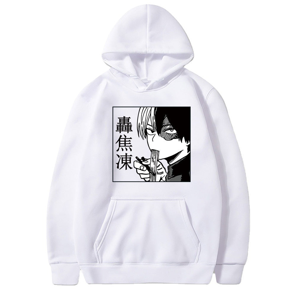 Printed Hooded Casual Cute Hero Creative Sweater