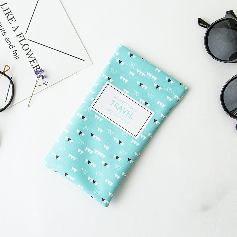 Travel Glasses Storage Bag Automatically Closes Sunglasses Bag Portable Sunglasses Bag Scratch-Resistant Eye Protection Cover