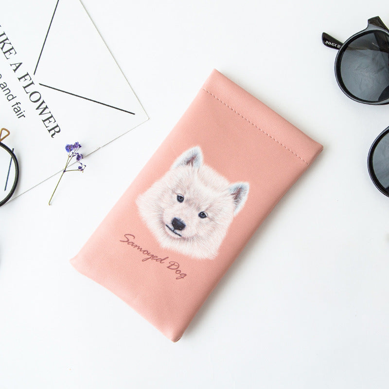 Travel Glasses Storage Bag Automatically Closes Sunglasses Bag Portable Sunglasses Bag Scratch-Resistant Eye Protection Cover