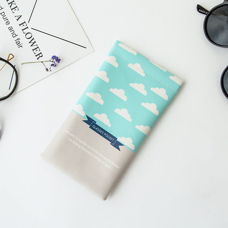 Travel Glasses Storage Bag Automatically Closes Sunglasses Bag Portable Sunglasses Bag Scratch-Resistant Eye Protection Cover