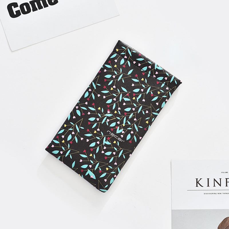 Travel Glasses Storage Bag Automatically Closes Sunglasses Bag Portable Sunglasses Bag Scratch-Resistant Eye Protection Cover
