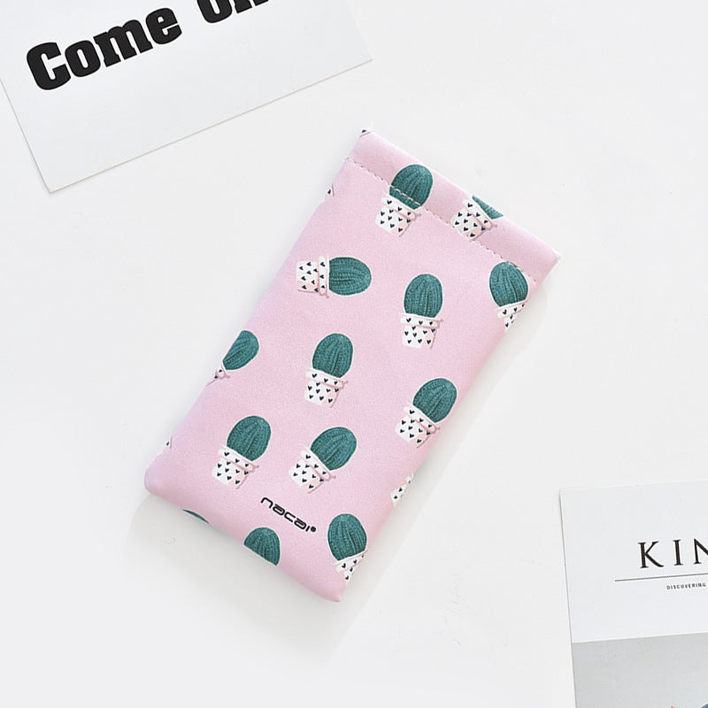 Travel Glasses Storage Bag Automatically Closes Sunglasses Bag Portable Sunglasses Bag Scratch-Resistant Eye Protection Cover