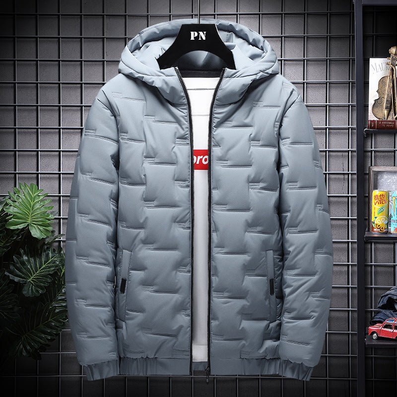 Men's Warm Hooded Cotton Jacket