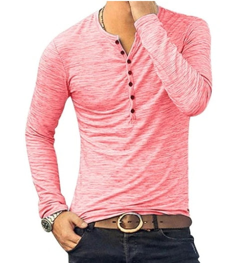 Men's Bottoming Shirt Long Sleeve Slim T-Shirt