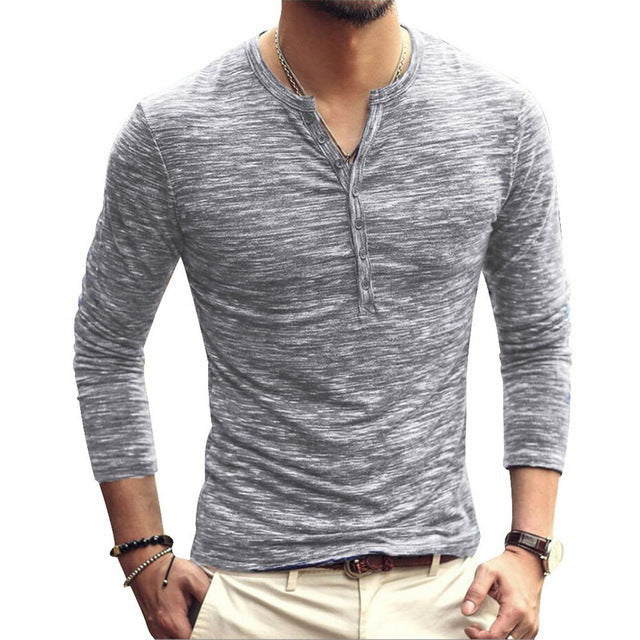 Men's Bottoming Shirt Long Sleeve Slim T-Shirt