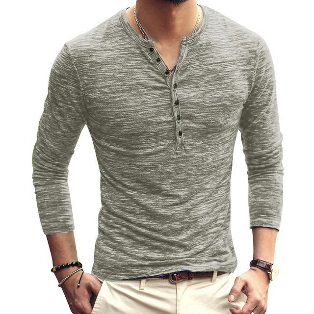 Men's Bottoming Shirt Long Sleeve Slim T-Shirt