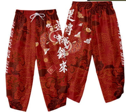 Wind Festive Robe Men'S National Tide Cardigan Kimono Three-Quarter Sleeves Wind festive robe men's national tide cardigan kimono three-quarter sleeves