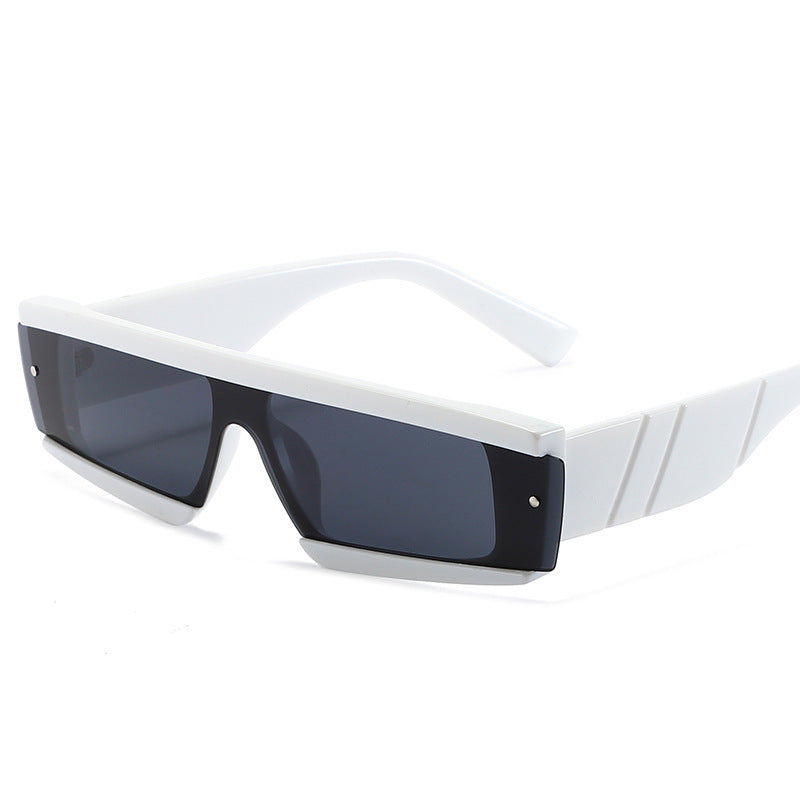 One-Piece Color Sunglasses Summer Jelly Color Trend Sunglasses Net Red Modern Personality Glasses