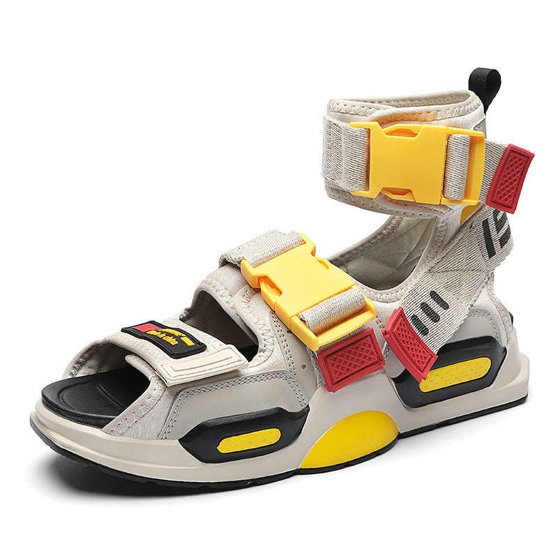 High-Top Korean Style Trendy Men's Casual Breathable Sandals