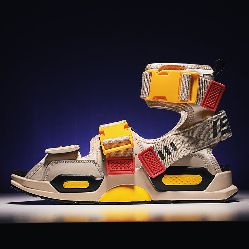 High-Top Korean Style Trendy Men's Casual Breathable Sandals