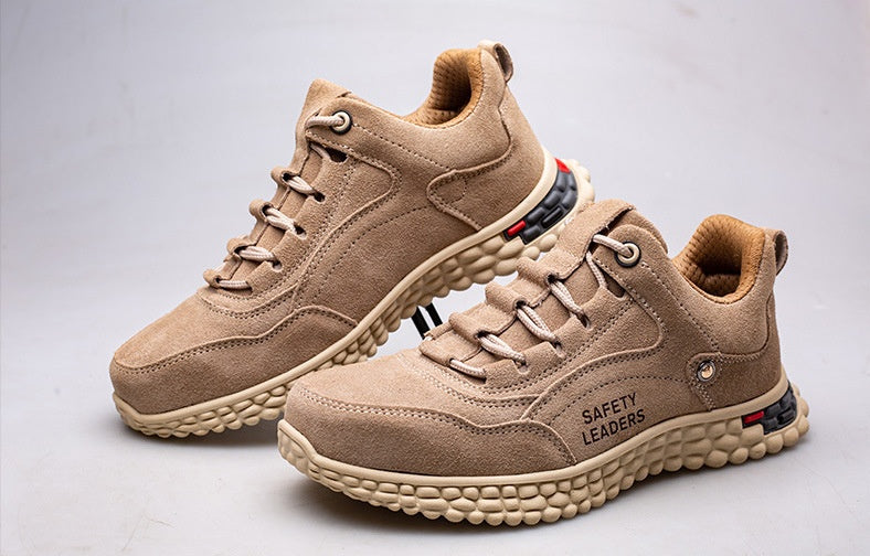 Flick, Thick-Soled, Anti-Smash, Anti-Piercing, Splash-Proof, Breathable And Non-Stuffy Work Shoes