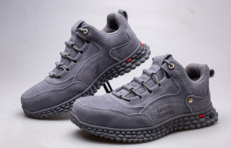 Flick, Thick-Soled, Anti-Smash, Anti-Piercing, Splash-Proof, Breathable And Non-Stuffy Work Shoes