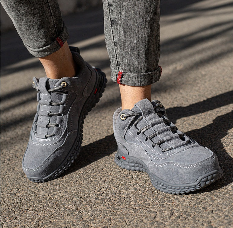 Flick, Thick-Soled, Anti-Smash, Anti-Piercing, Splash-Proof, Breathable And Non-Stuffy Work Shoes