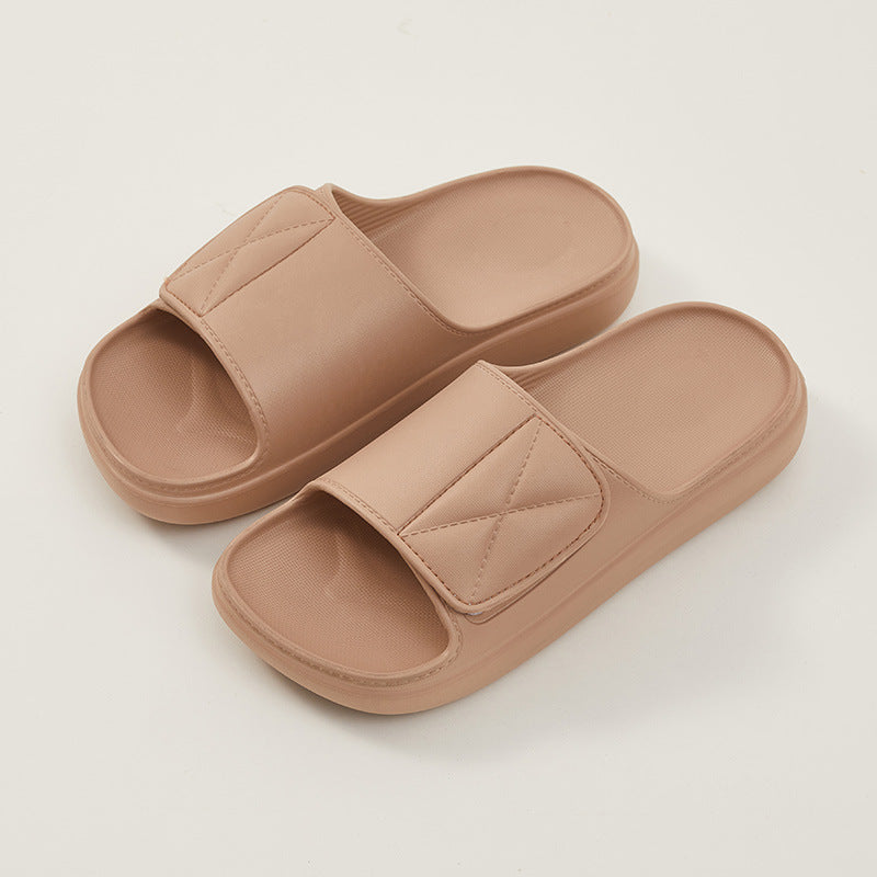 Men'S Sandals And Slippers Summer Velcro Thick