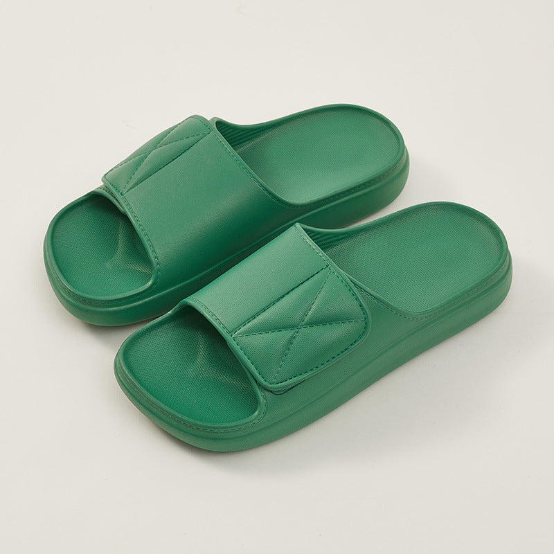Men'S Sandals And Slippers Summer Velcro Thick