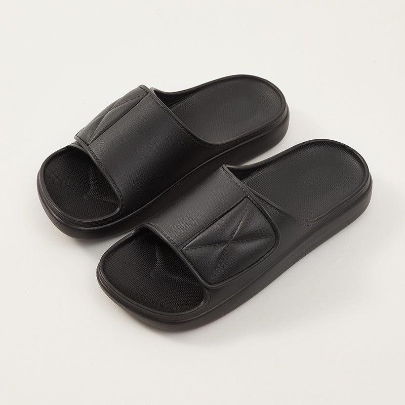 Men'S Sandals And Slippers Summer Velcro Thick