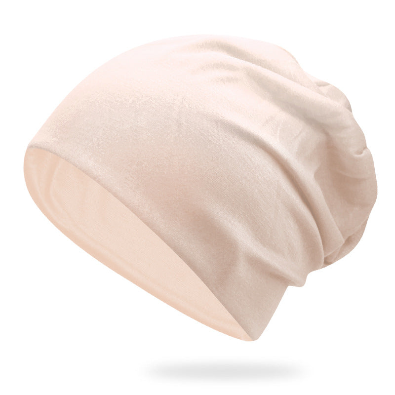 Candy color thin breathable cap