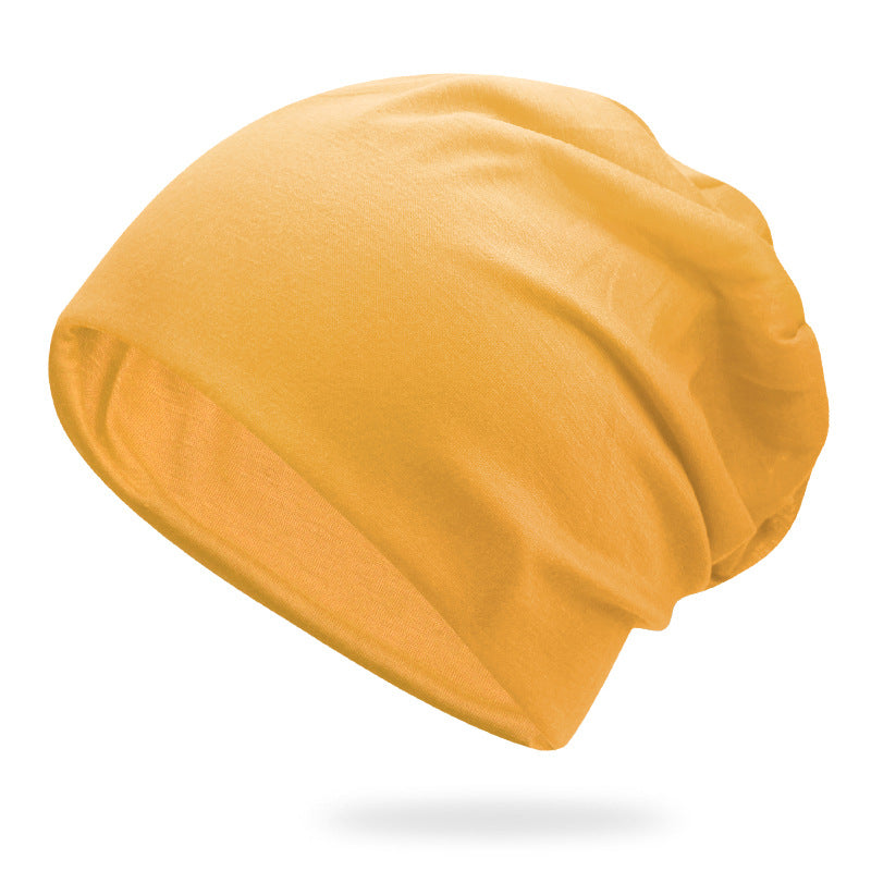 Candy color thin breathable cap