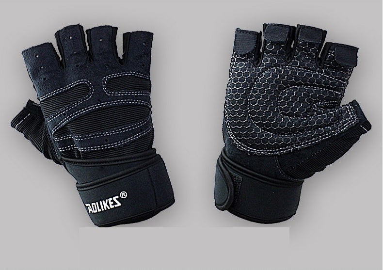 Fitness Gloves Exercise Equipment Dumbbell Exercise Weightlifting Half-Finger Gloves