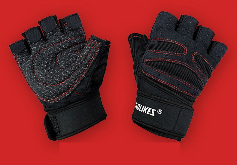 Fitness Gloves Exercise Equipment Dumbbell Exercise Weightlifting Half-Finger Gloves