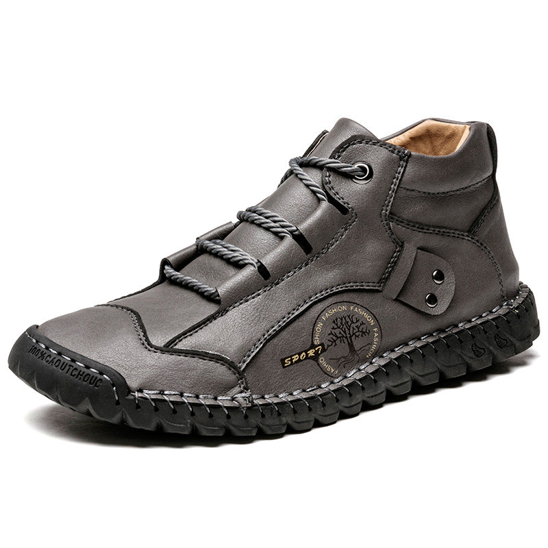 Men's New High-top Outdoor Hiking Shoes
