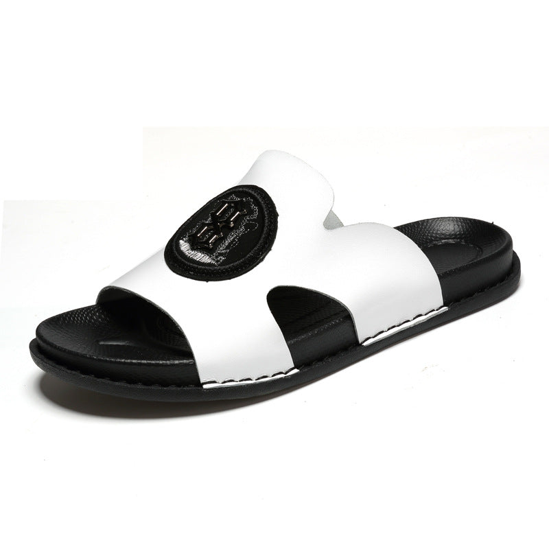 Men's Slippers Car Stitching Casual Large Size Men's Sandals