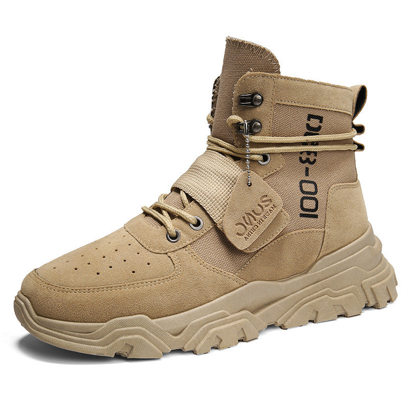 High-Top Tooling Men's Boots British Wind Turbine Short Boots