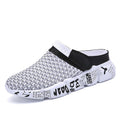 Men's Mesh Honeycomb Dense Mesh Outdoor Beach Half Slippers