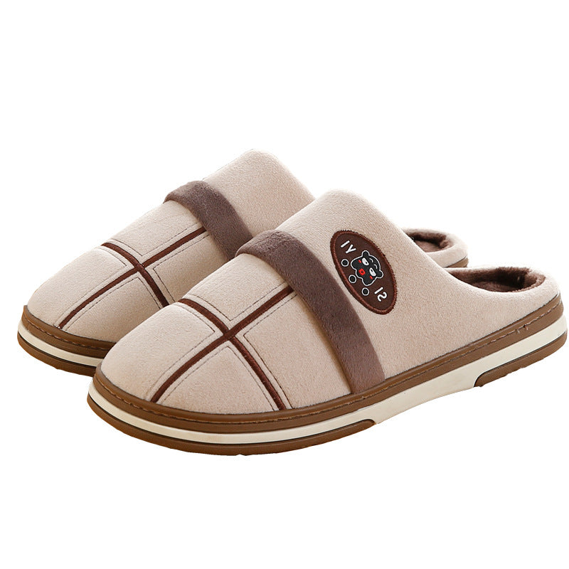 Extra-large Cotton Slippers Men's Winter New Style