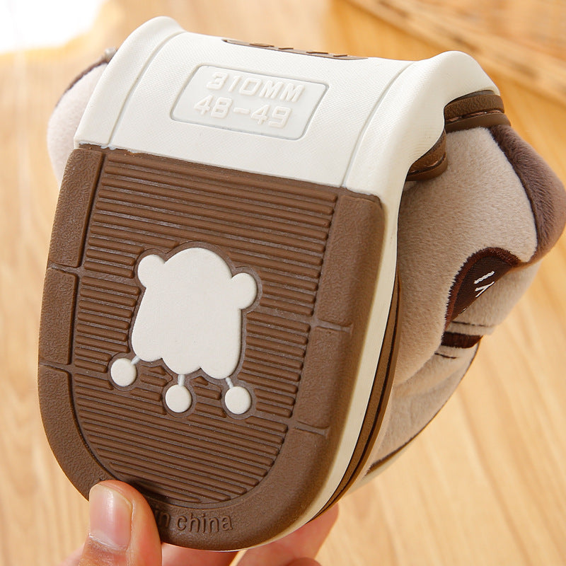 Extra-large Cotton Slippers Men's Winter New Style