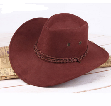Summer men's sun hat, western cowboy hat