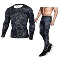 Sports suit men's running quick-drying long-sleeved trousers