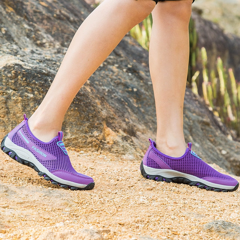 Spring and summer new mesh breathable hiking shoes