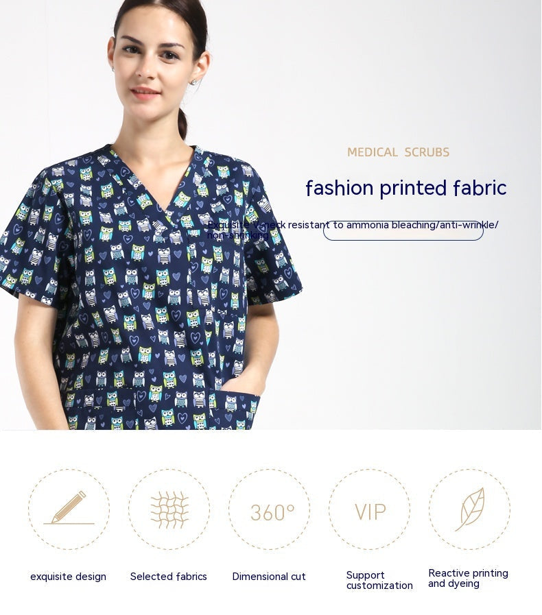 Surgical Gown Disposable Protective Pet Hospital Clothing Nurse Uniform Polyester Cotton