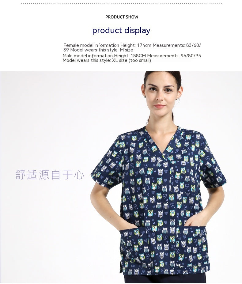 Surgical Gown Disposable Protective Pet Hospital Clothing Nurse Uniform Polyester Cotton