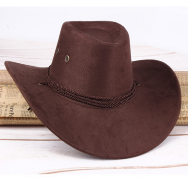 Summer men's sun hat, western cowboy hat