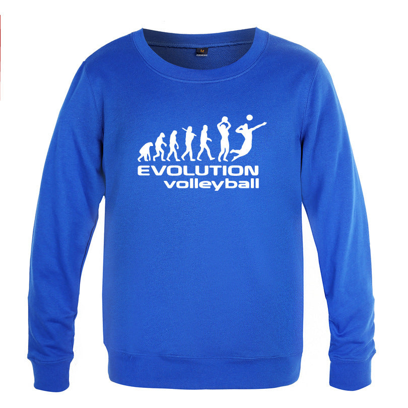 Creative men's round neck casual sweater