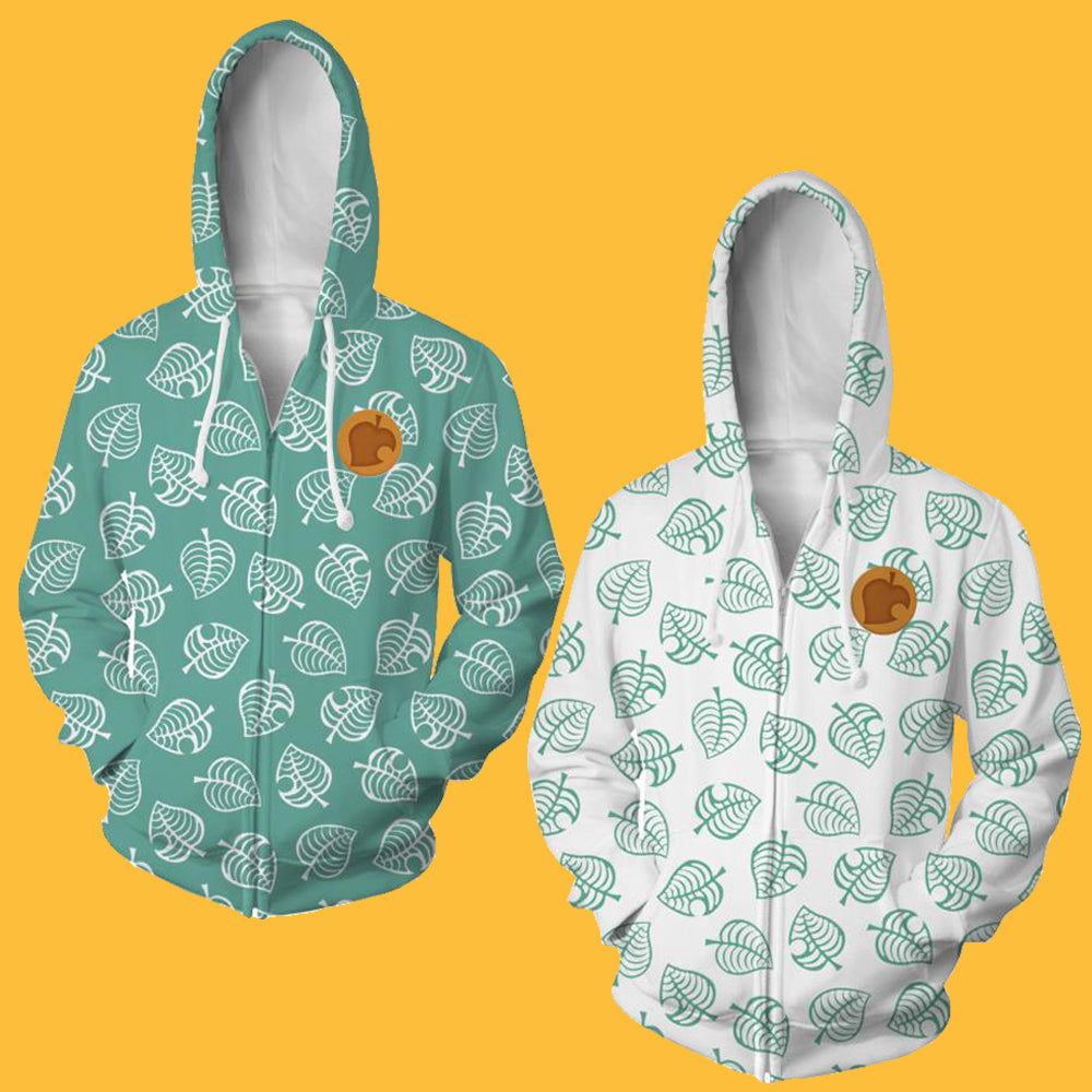 3D printed hooded cardigan jacket