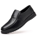 First Layer Cowhide Men's Business Casual Non-slip Soft Leather Soft Sole Shoes