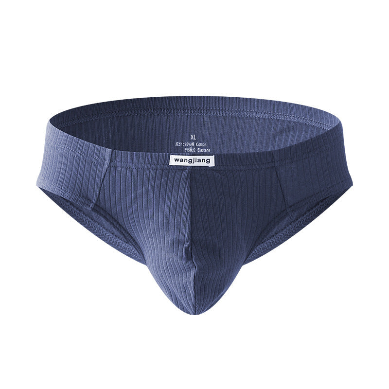 Men's Low Waist Pure Cotton Briefs