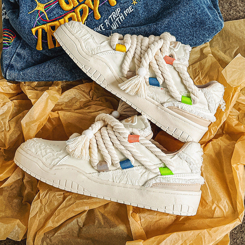 Fashion Hong Kong Style Retro Minority Men's Shoes