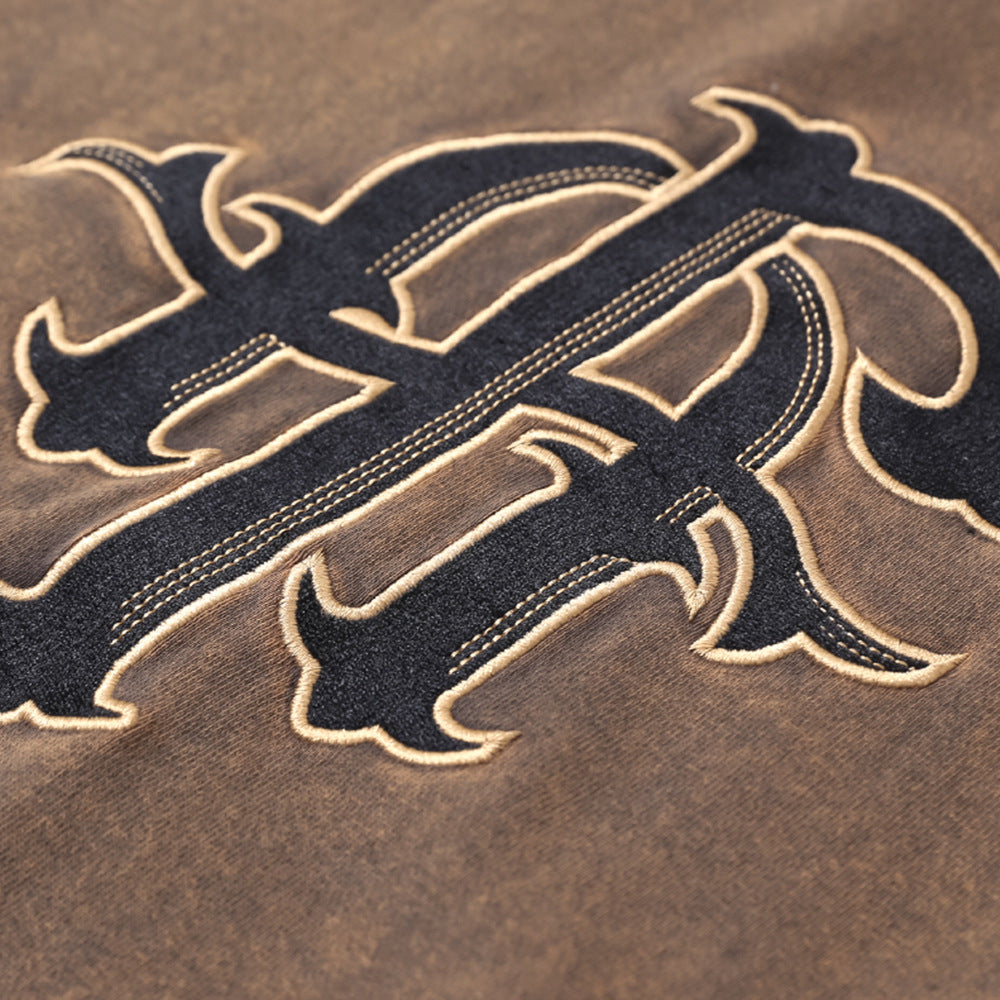 Distressed Washed Hooded Sweater For Men