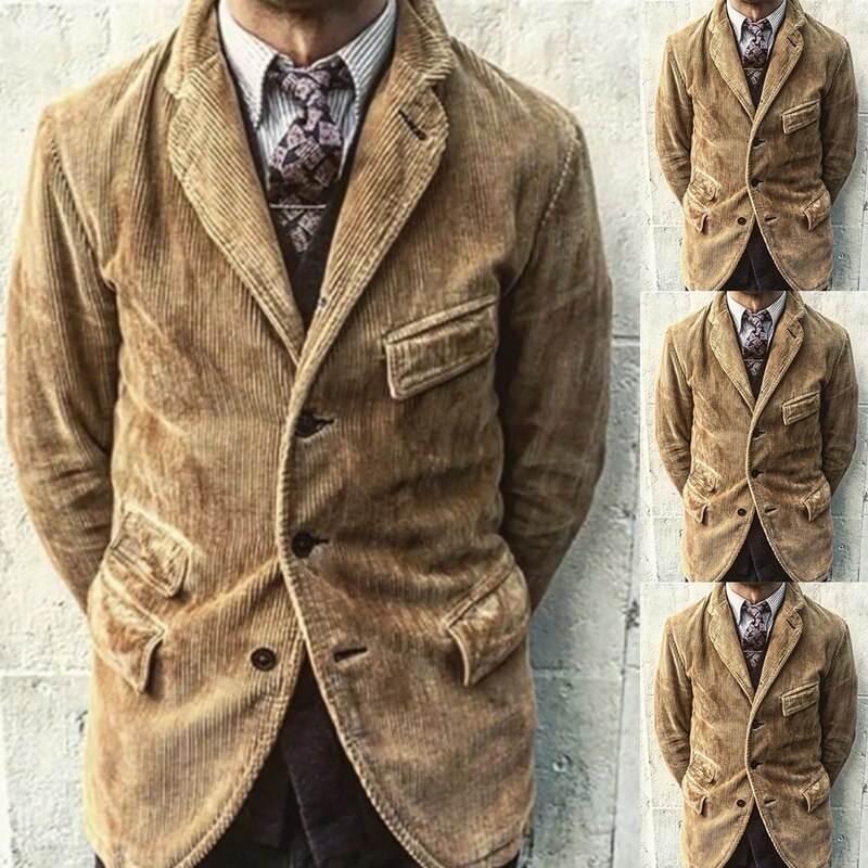 Men's Casual Solid Color Lining Jacket Men