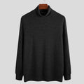 Turtleneck Knitted Base T-shirt