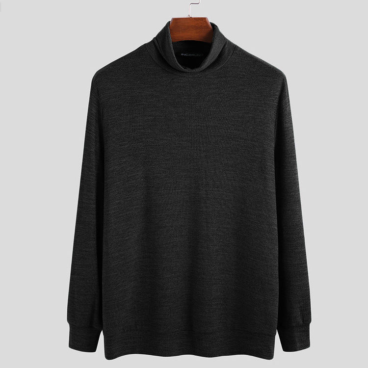 Turtleneck Knitted Base T-shirt